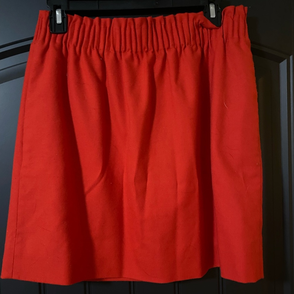 Red Jcrew skirt
